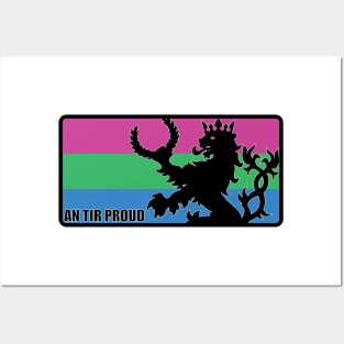 An Tir Pride - Polysexual - Oblong Posters and Art